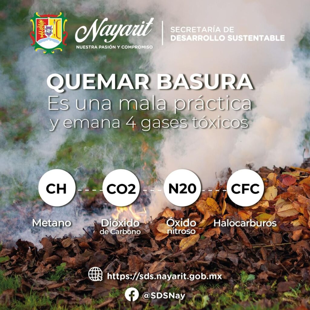 NO QUEMES BASURA