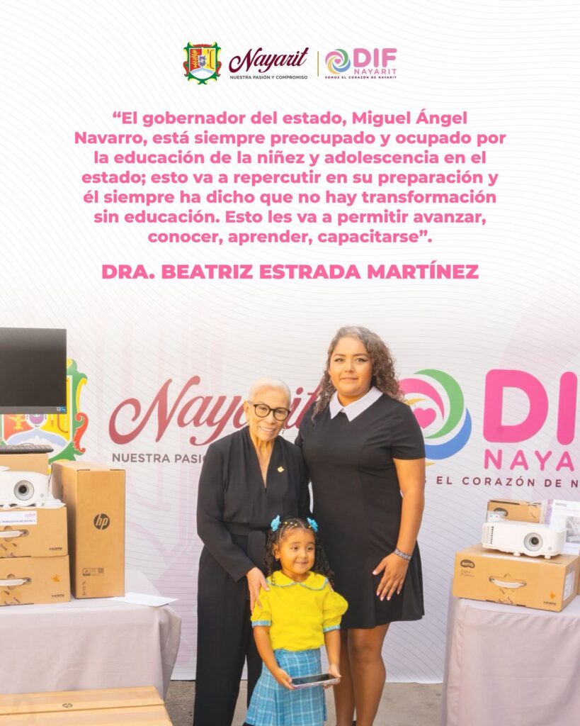 Beatriz Estrada y DIF Nayarit, impulsan la educación en la niñez y adolescencia