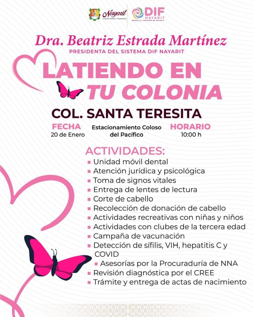 Latiendo en tu Colonia inicia en la Santa Teresita