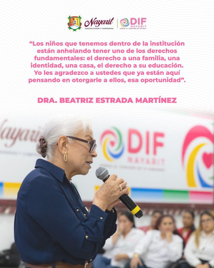 Beatriz Estrada y el Corazón de Nayarit trabajan por los derechos de los niños