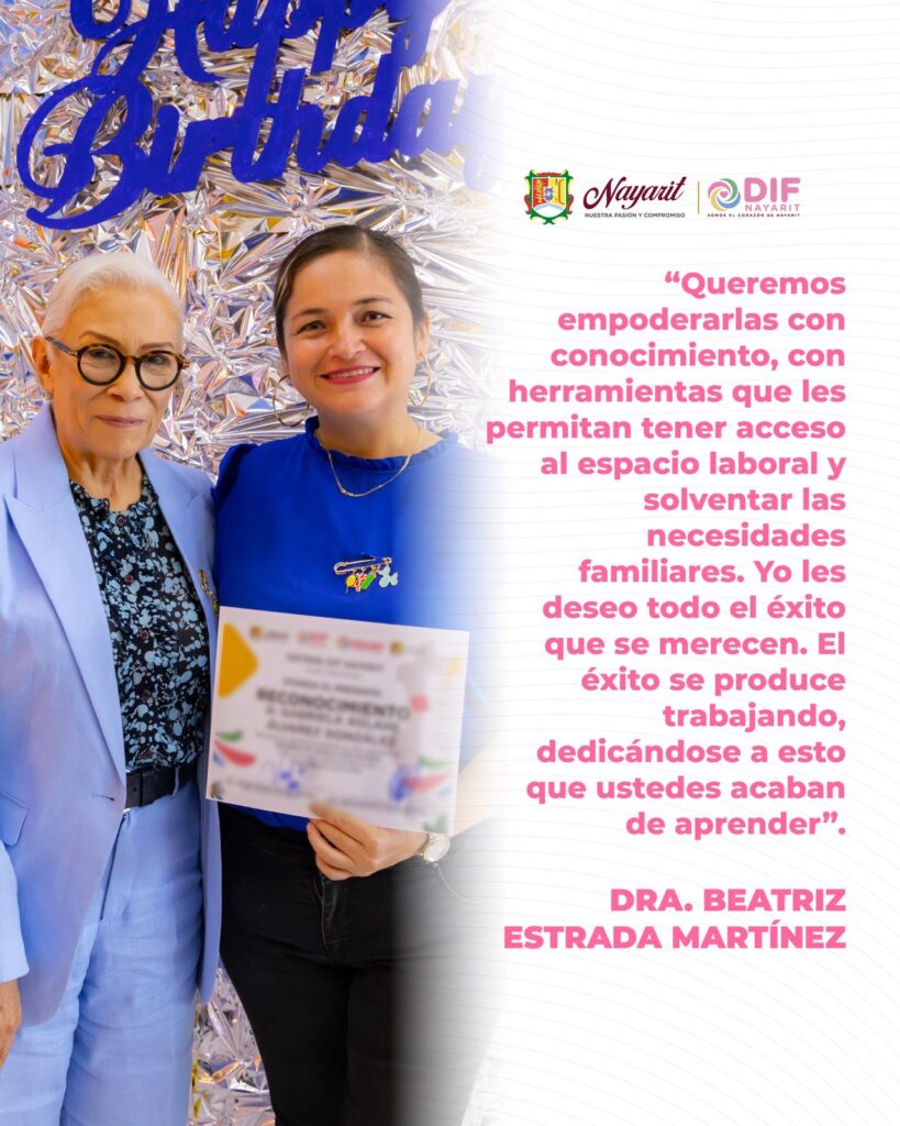 DIF Nayarit fortalece la autonomía de las mujeres nayaritas