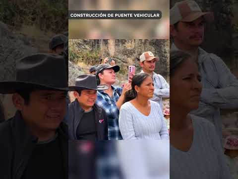 Inició la construcción del puente vehicular en Cortapico, municipio de La Yesca