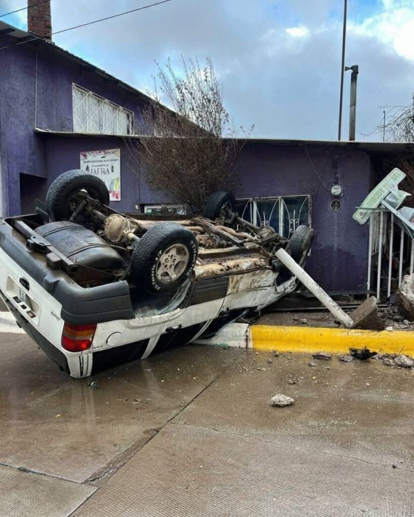 Accidente Vehicular en Guachoch;Vuelca Tras Impacto