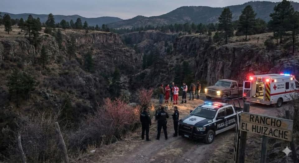 Niña de cinco años pierde la vida al caer a barranco de 20 metros