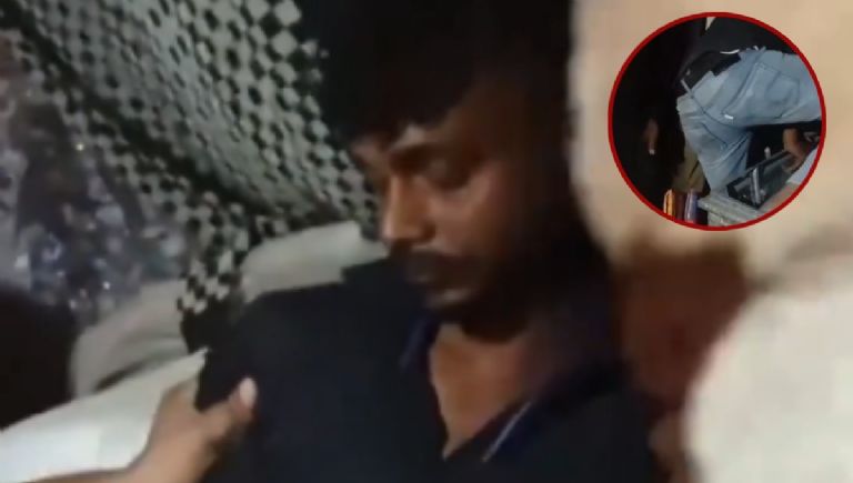 VIDEO: Mujer esconde a su novio en un baúl para que no los descubra su tía y terminan en prisión