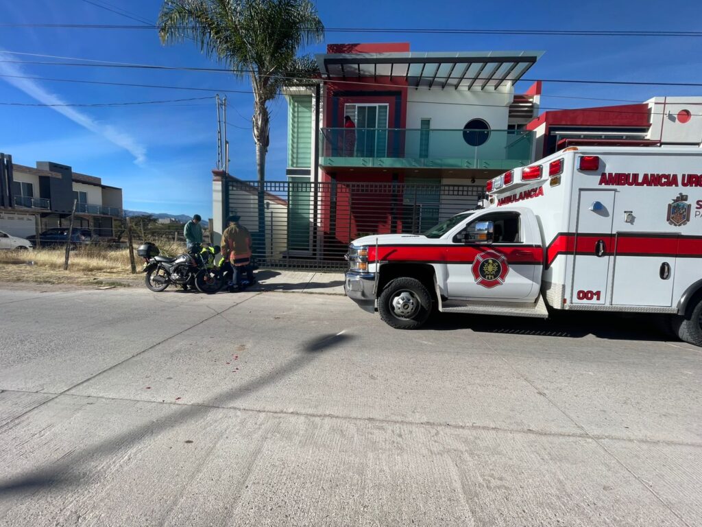 Motociclista resulta lesionada tras choque y fuga en Santiago Papasquiaro