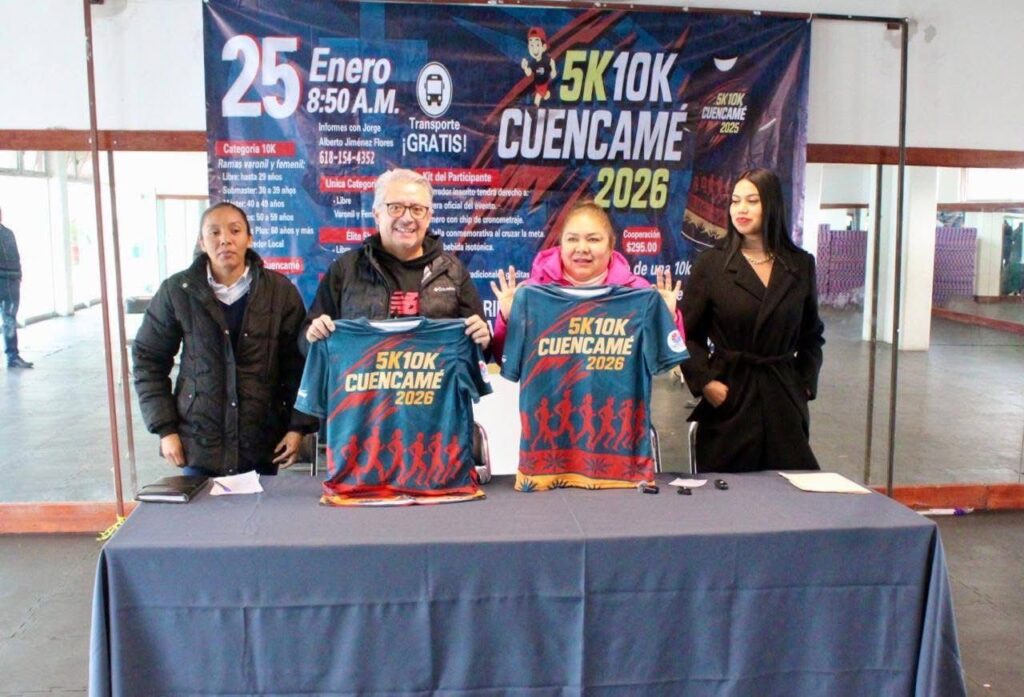 Regresa la Carrera 5K y 10K Cuencamé 2026 por el 428 aniversario del municipio