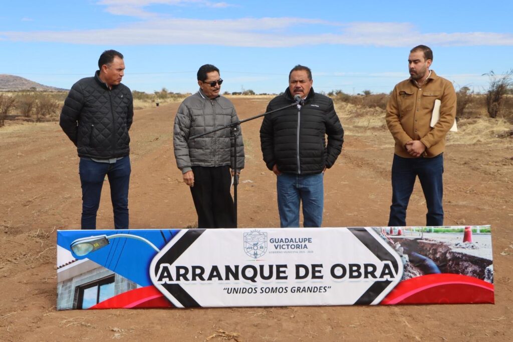 Guadalupe Victoria impulsa desarrollo urbano con ampliación de infraestructura básica