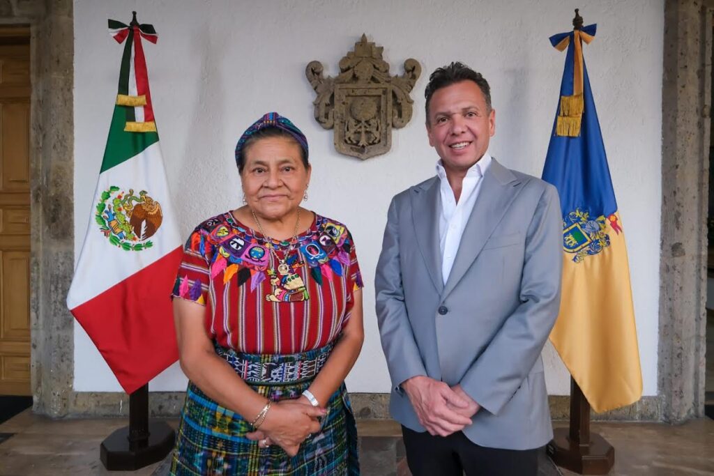Jalisco y Fundación Rigoberta Menchú impulsarán agenda conjunta para fortalecer la cultura de paz