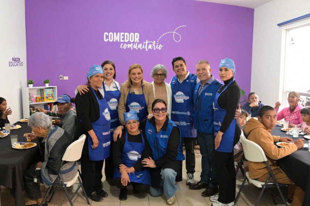 Maru Campos inaugura primer Comedor Comunitario en Meoqui; brindará más de 20 mil raciones de alimento al año