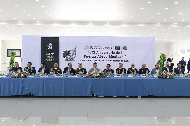 Conmemoran en Zapopan el 111 aniversario de la Fuerza Aérea Mexicana