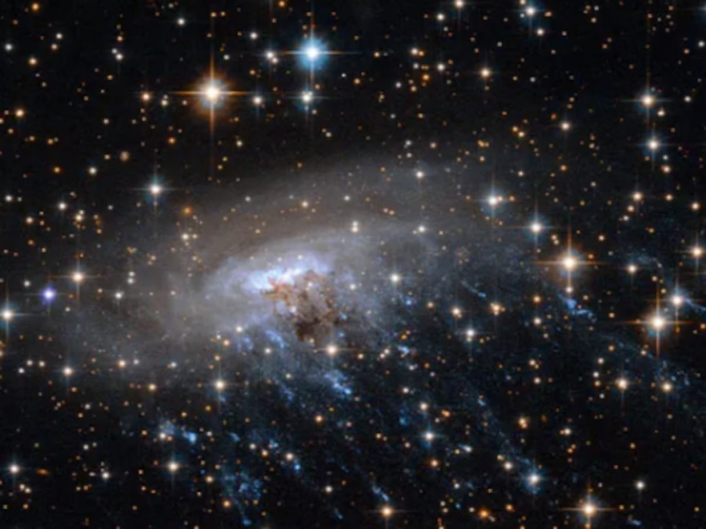 Detectan una galaxia medusa de hace 8,500 millones de años en el campo COSMOS