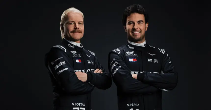 Presentan el uniforme de competencia de Sergio Pérez y Valtteri Bottas