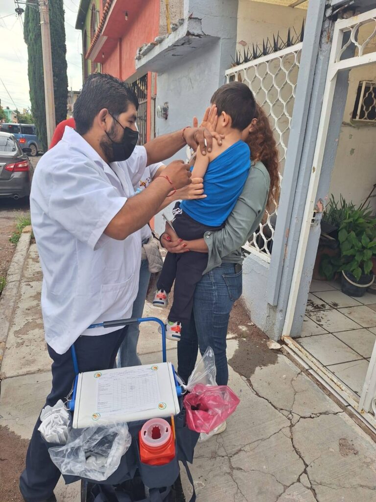 Refuerzan vacunación contra el sarampión en Durango con dosis cero y esquemas completos.