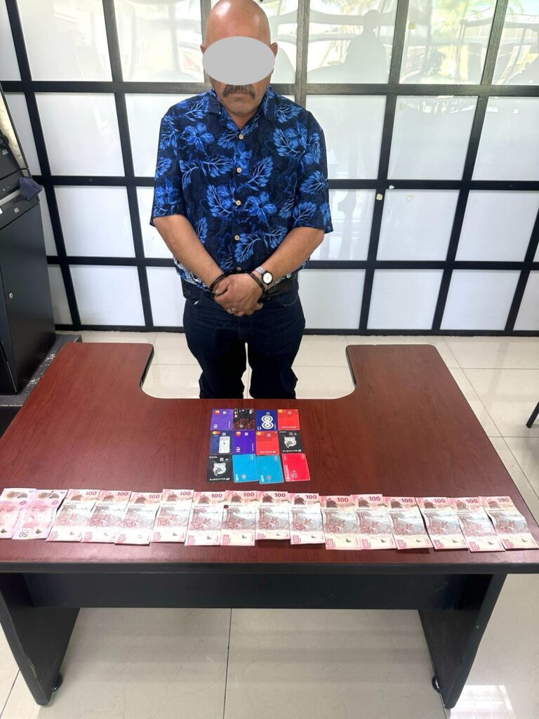 Operativo Dragón detiene a sujeto de Chihuahua que despojaba de sus tarjetas a abuelitos