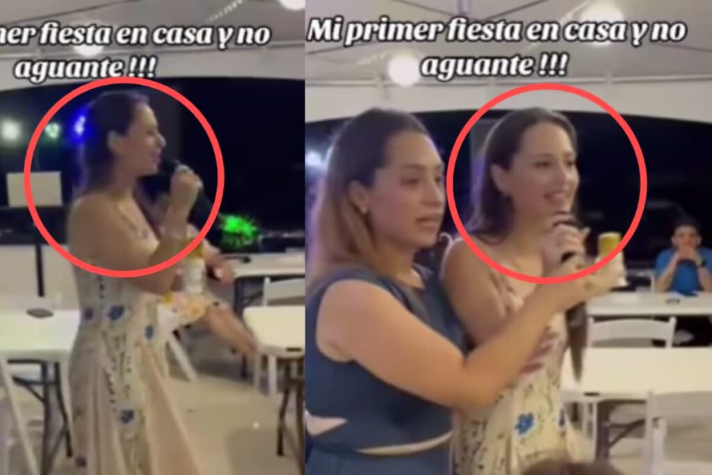 VIDEO: Mujer interrumpe su propia fiesta y grita a todos los invitados que ya se vayan