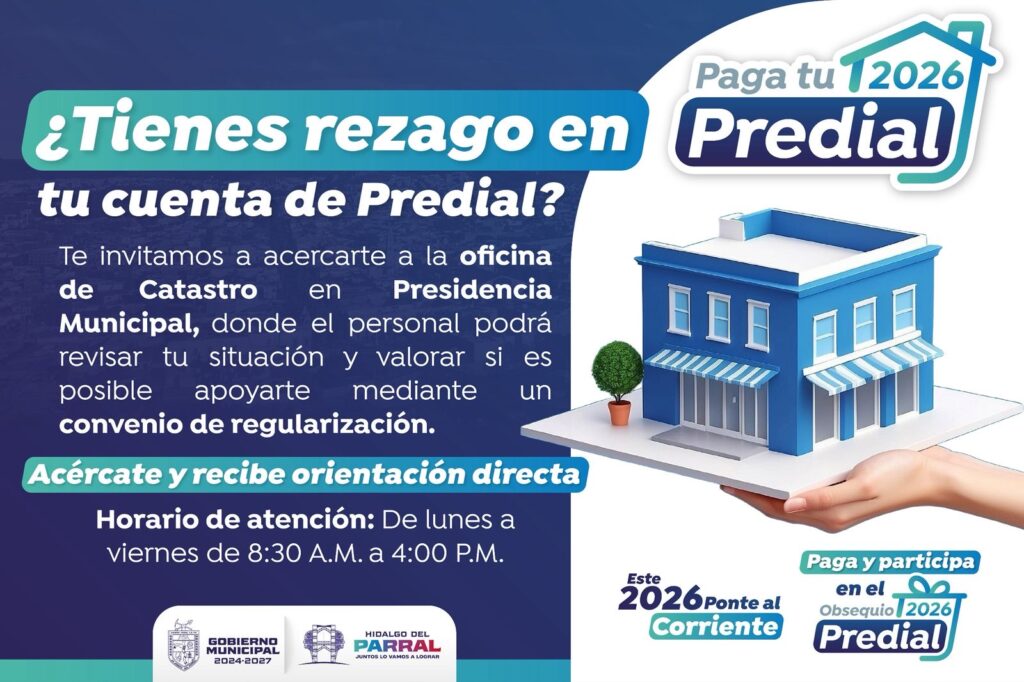 Salvador Calderón fortalece la economía familiar con convenios para regularizar adeudos del Predial