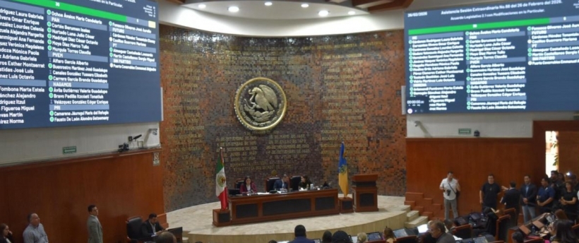 Congreso del Estado aprueba presupuesto 2026 por más de mil 109 millones de pesos sin aumento a diputados
