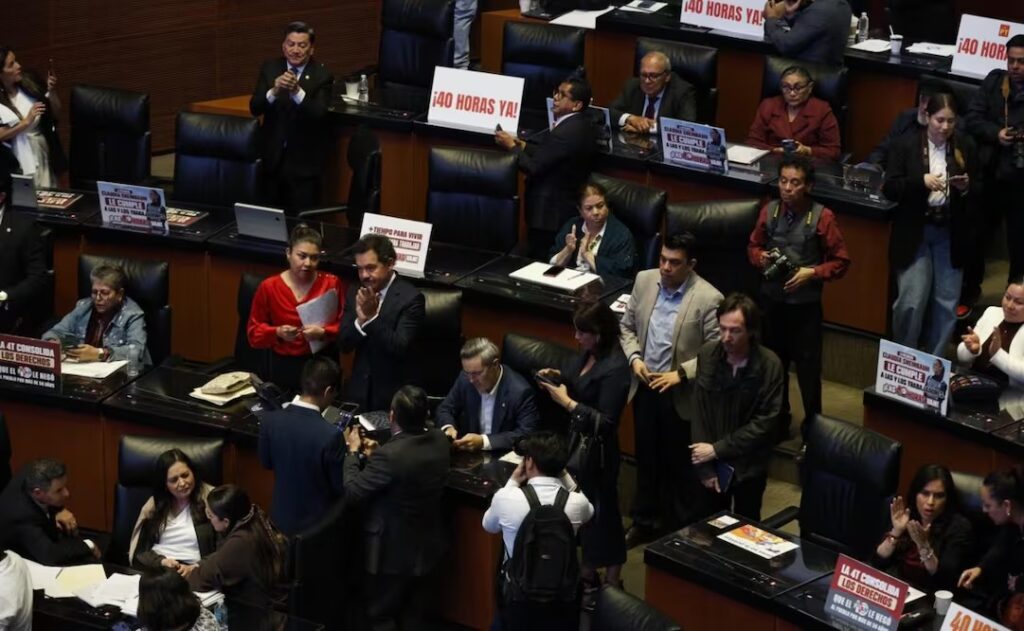 Senado aprueba reducción de jornada laboral a 40 horas semanales