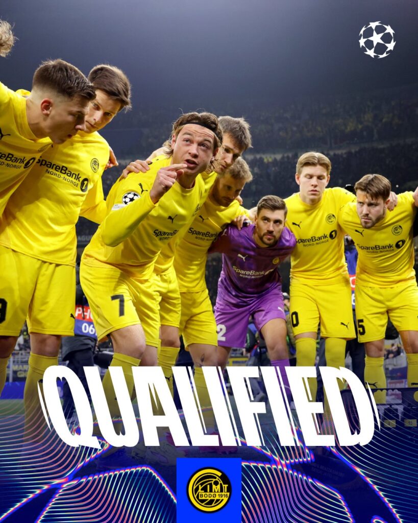 Resumen de la Champions: Atlético de Madrid y Bodø/Glimt sorprenden en los playoffs