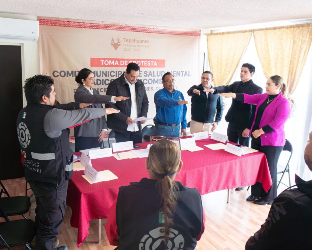 Instalan en Tepehuanes el Comité Municipal de Salud Mental y Adicciones