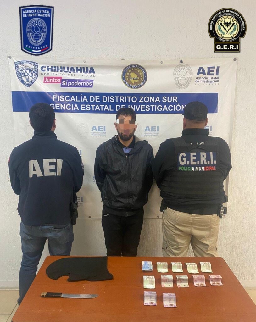 Detienen a presunto responsable de robo con violencia en la colonia Real Victoria