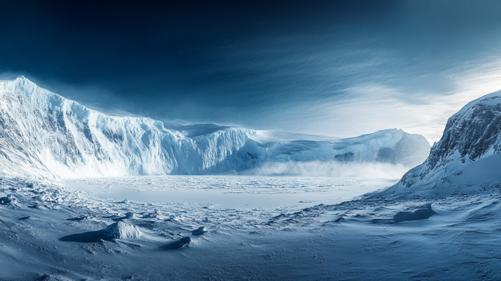 Qué se sabe del paisaje oculto bajo el hielo antártico