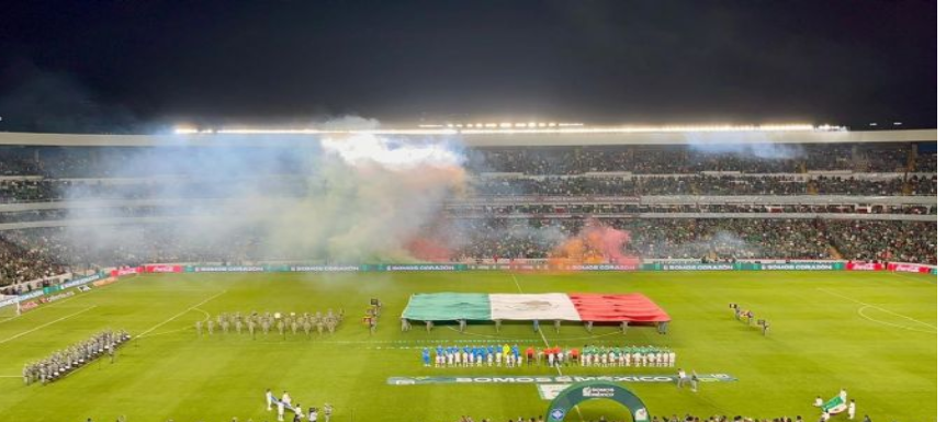 Antes del México vs Islandia, rinden tributo a fuerzas armadas fallecidas