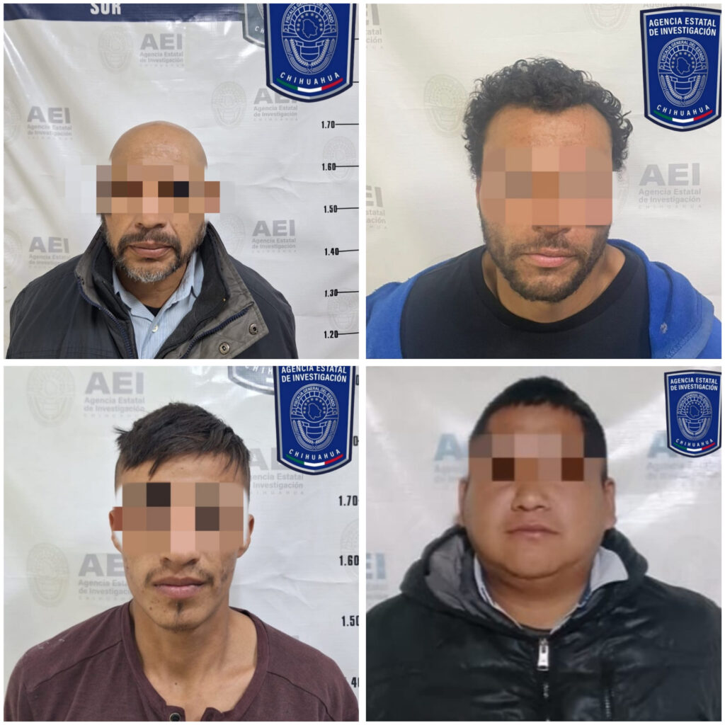 Detiene AEI Zona Sur a cuatro presuntos agresores de mujeres