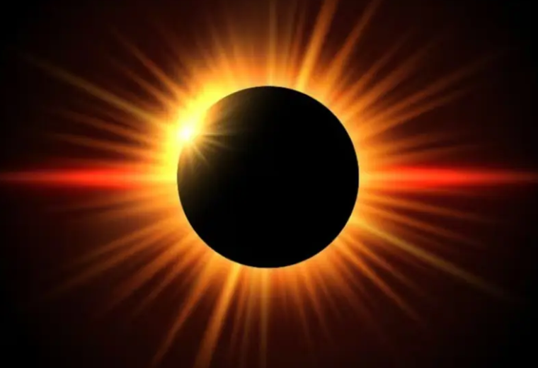 El impactante anillo de fuego que encendió el cielo