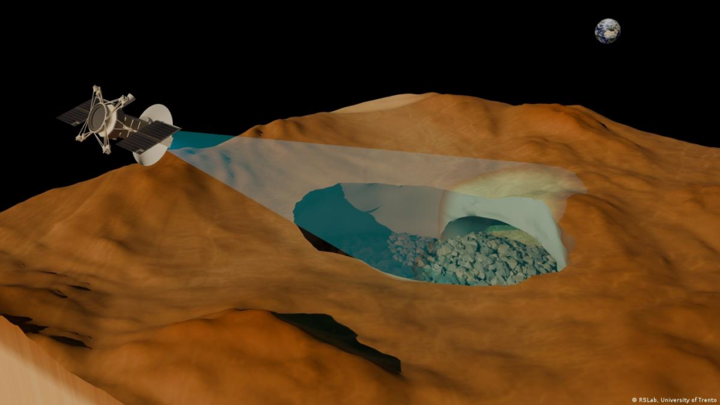 Descubren un colosal tubo de lava subterráneo en Venus