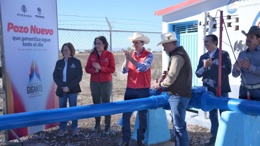 Más Agua y Mejor Servicio para Villa Unión; Equipan Pozo No. 3 de Poanas