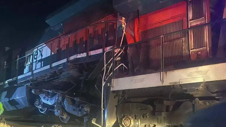 Choque de trenes en Nogales: Cuatro lesionados y movilización de emergencia