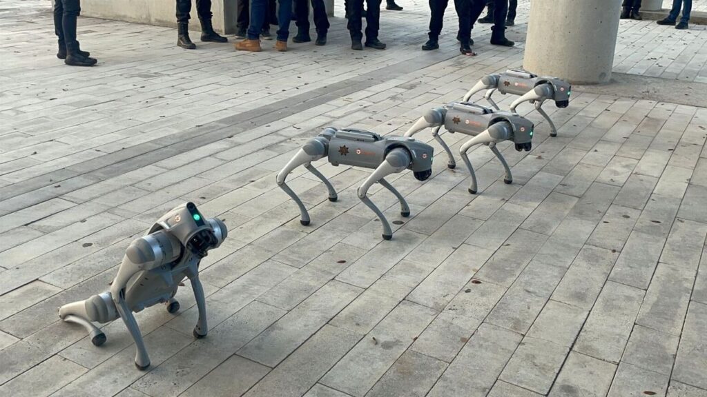 Implementa perros robots para seguridad en el Mundial 2026