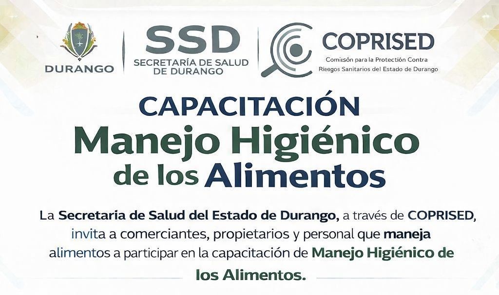 Capacitación en Manejo Higiénico de los Alimentos llegará a Nombre de Dios