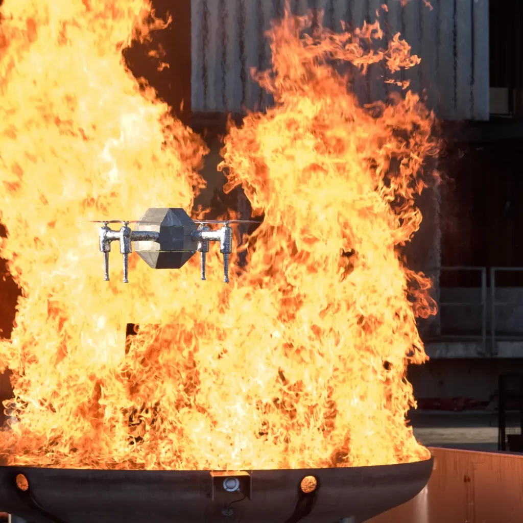 Drones que resisten el fuego: Innovación en la lucha contra incendios