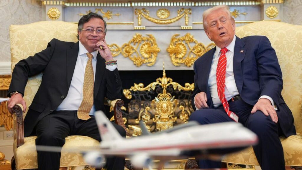 Petro y Trump pactan acciones contra jefes del ELN y el Clan del Golfo