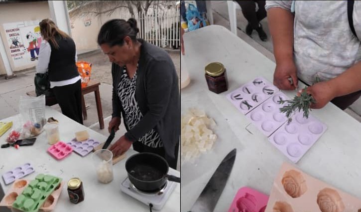 Taller de Jabones Artesanales; Empodera a Mujeres de Rojas