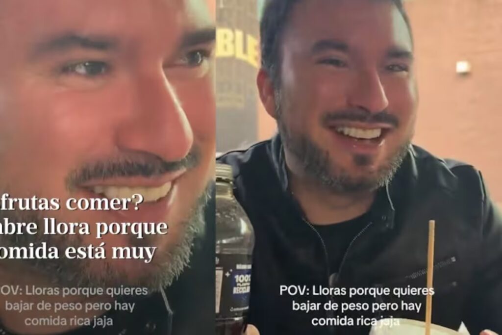 VIDEO: Joven llora porque quiere bajar de peso pero la comida es demasiado rica