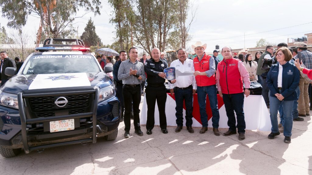 Peñón Blanco, Pánuco y Guadalupe Victoria reciben patrullas para reforzar seguridad