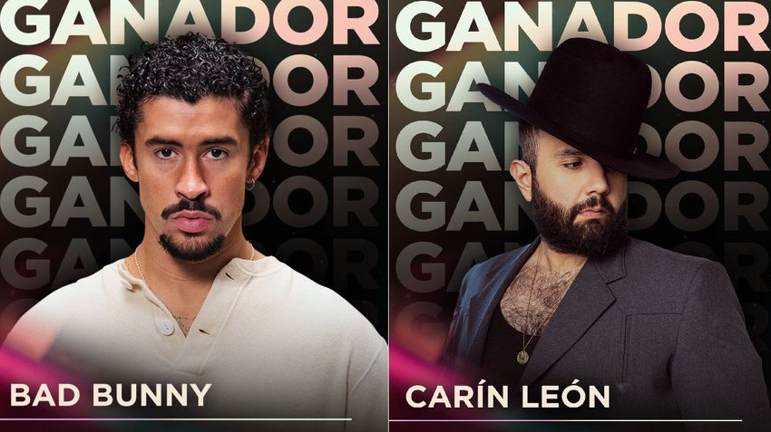 Bad Bunny y Carín León dominan Premio Lo Nuestro 2026