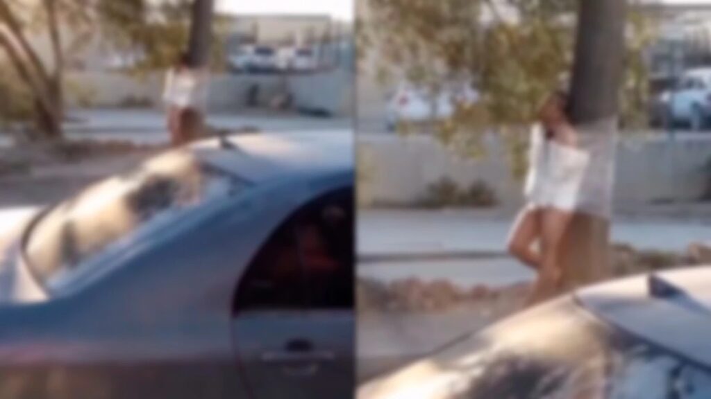 VIDEO: Hombre es d3snud4d0 y am4rrad0 a un árbol por “infiel”