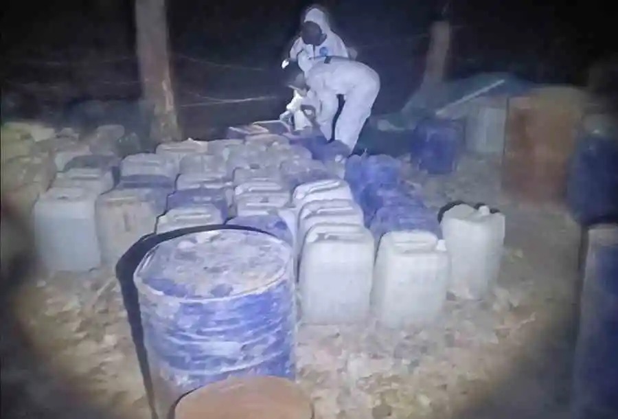 La Marina aseguró en Durango un narcolaboratorio y 2 toneladas 400 kilos de sustancias