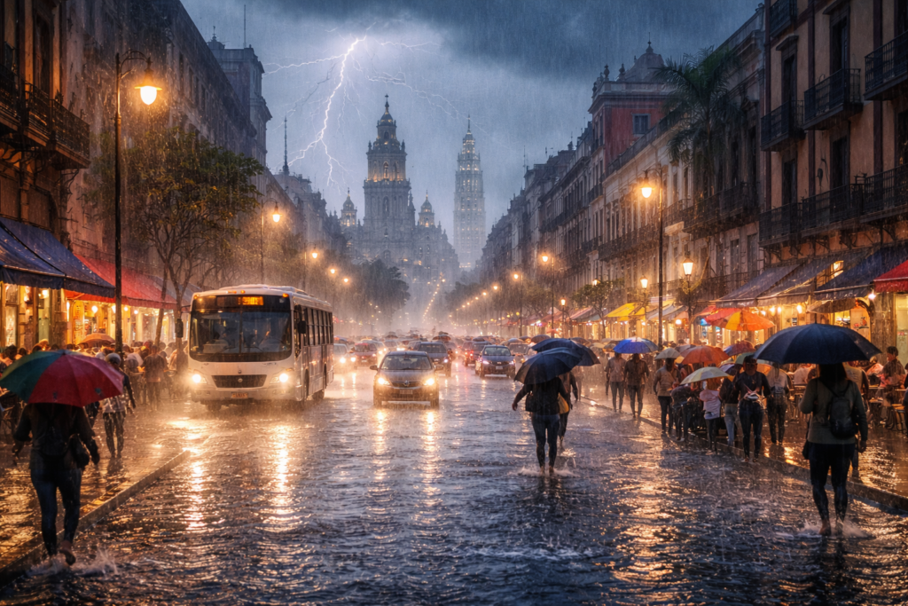 Lluvias y chubascos marcarán el clima este 12 de febrero por frente frío 34