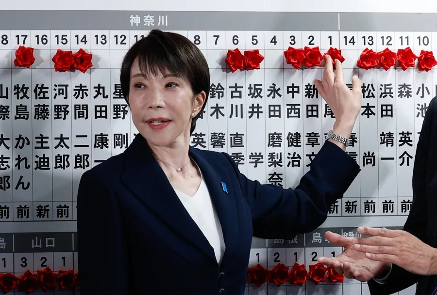 Sanae Takaichi se posiciona como ganadora en las elecciones generales anticipadas de Japón