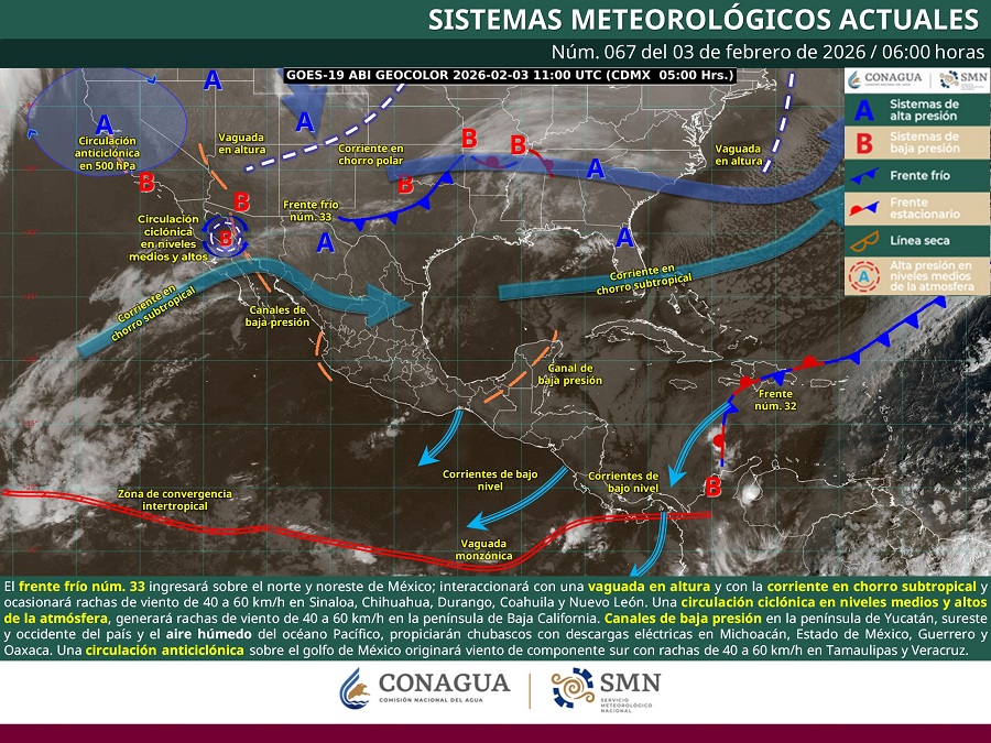 Frío por la mañana y noche; templado a mediodía el clima para Jalisco