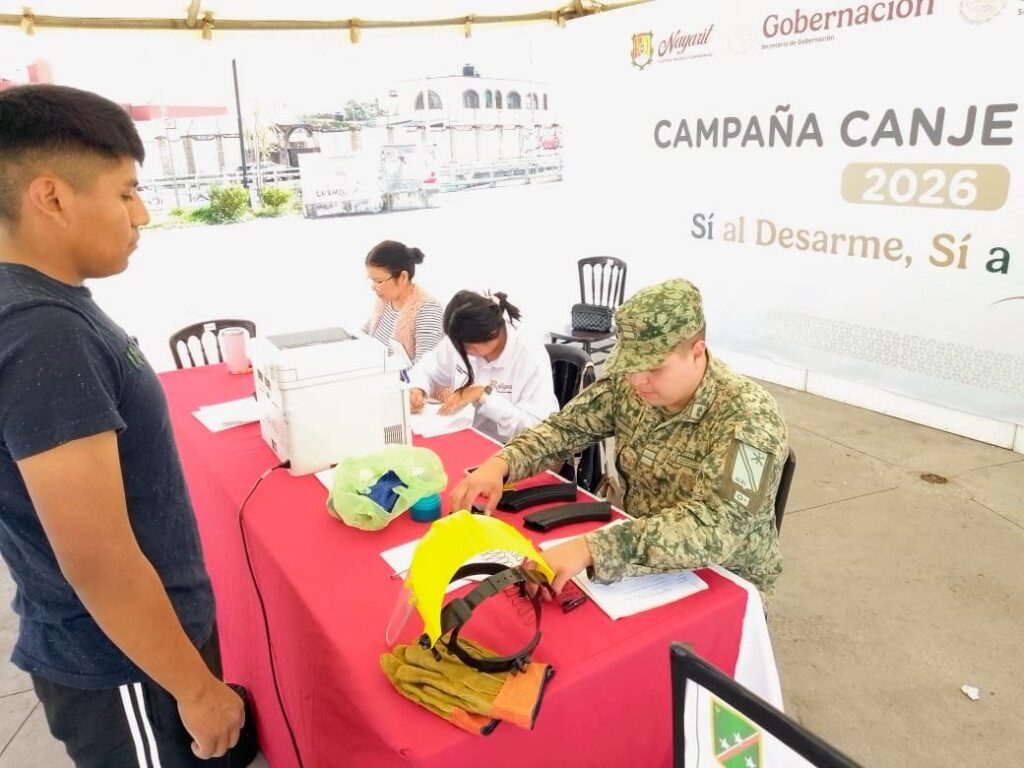 Concluyó campaña de canje de armas en Nayarit