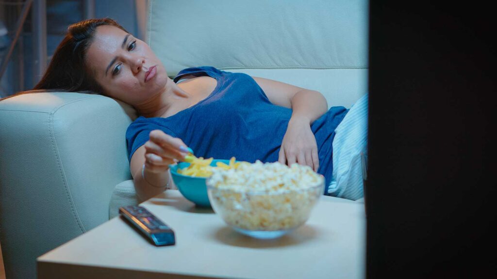 El Aburrimiento puede causar atracones de comida