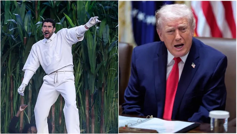 Trump estalla contra Bad Bunny tras su show en el Super Bowl: “Absolutamente terrible”
