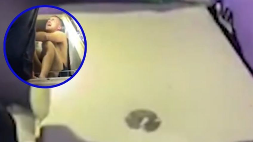 VIDEO: Ladrón se esconde en un refrigerador y termina pidiendo ayuda a la policía